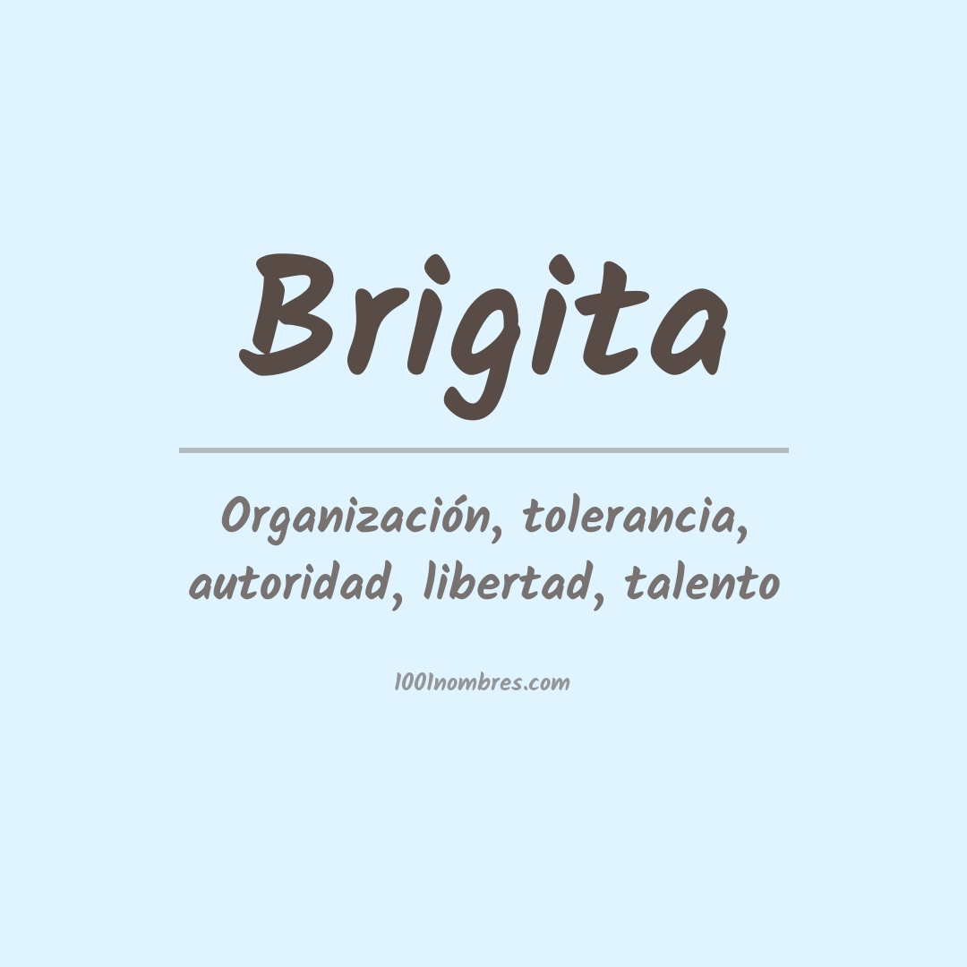 Significado del nombre Brigita