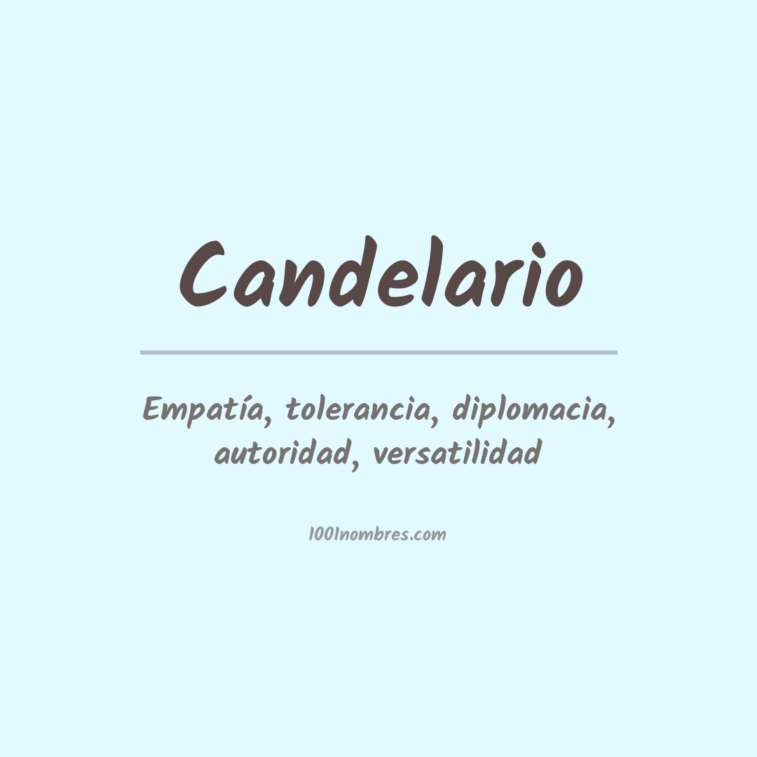 Significado del nombre Candelario