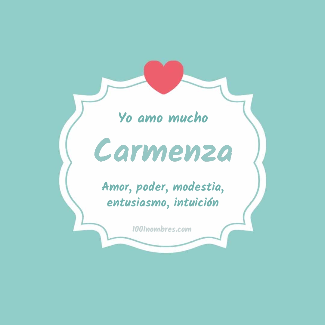 Yo amo mucho Carmenza Yo amo mucho Carmenza
