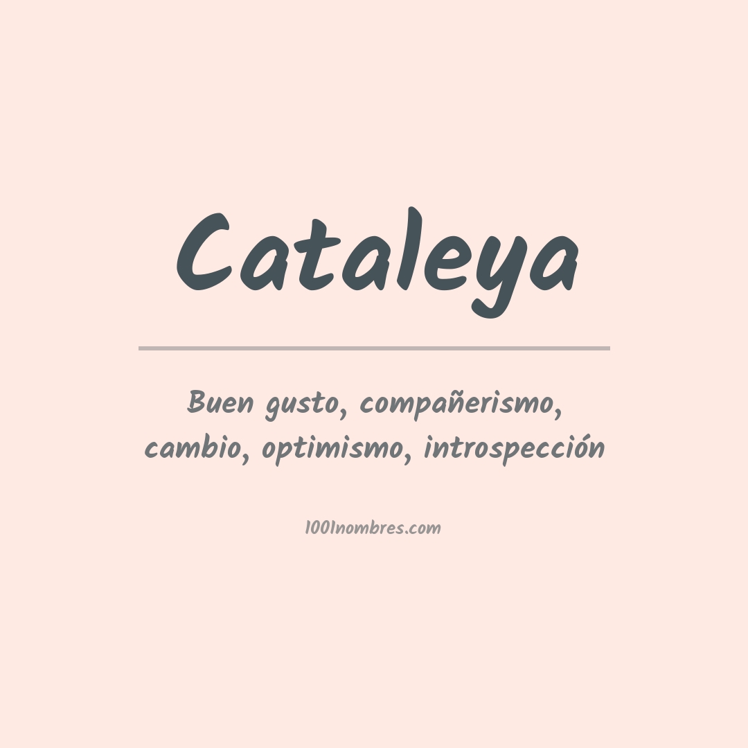 Significado del nombre Cataleya