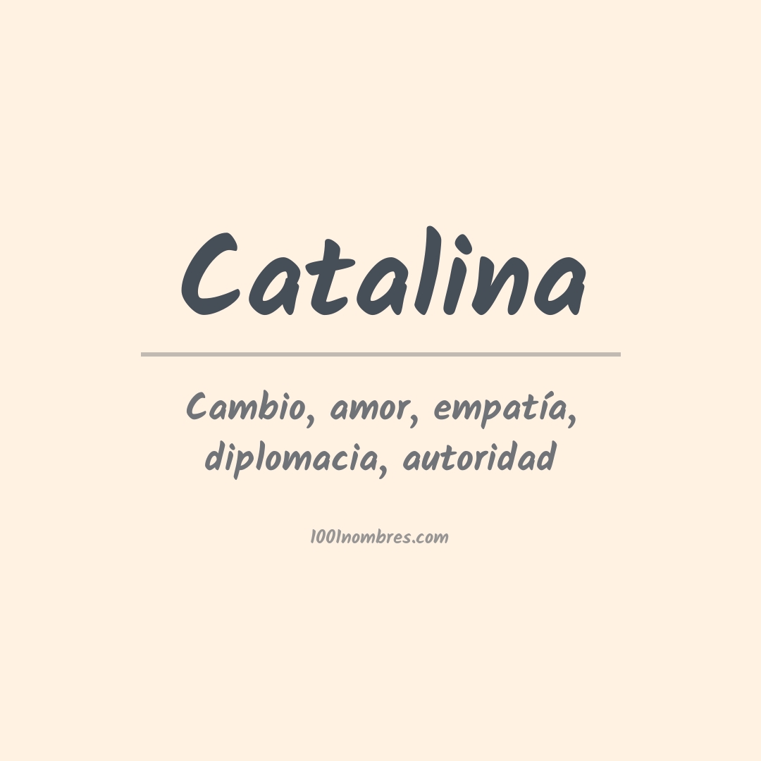 Significado del nombre Catalina