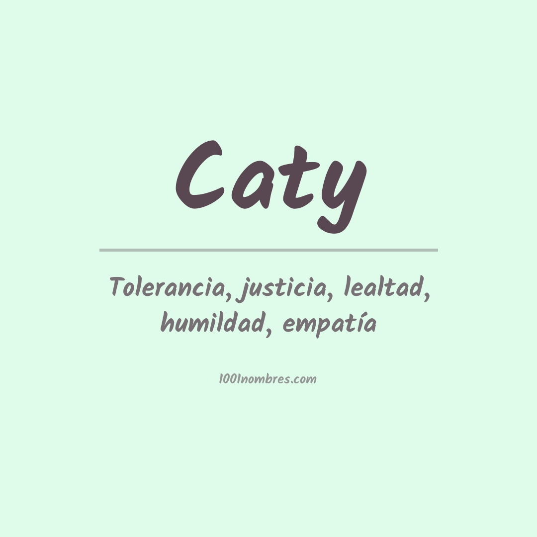 Significado del nombre Caty