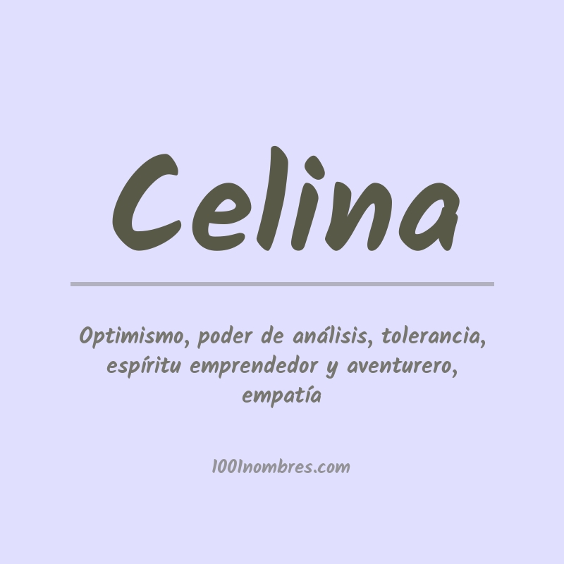 Significado del nombre Celina