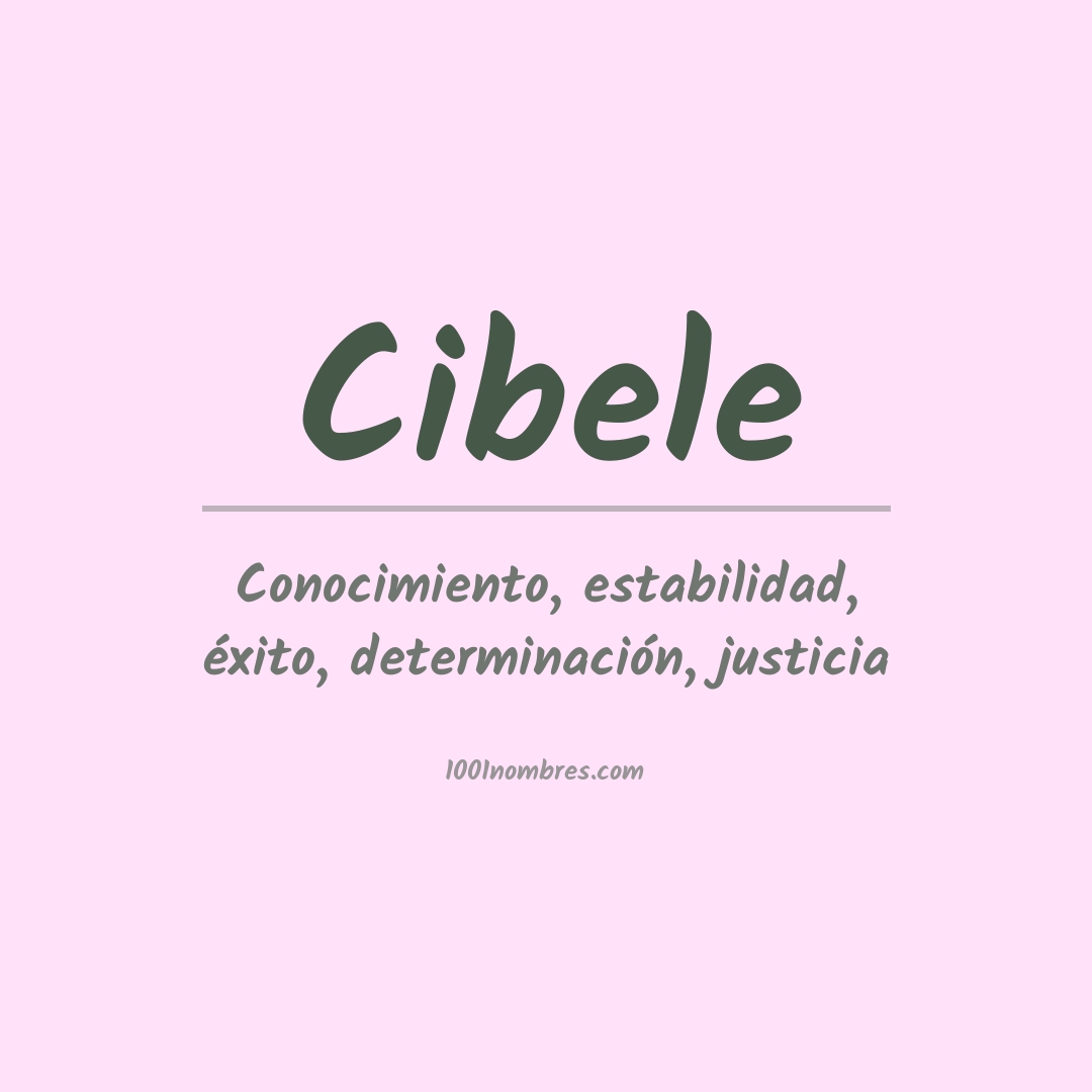 Significado del nombre Cibele