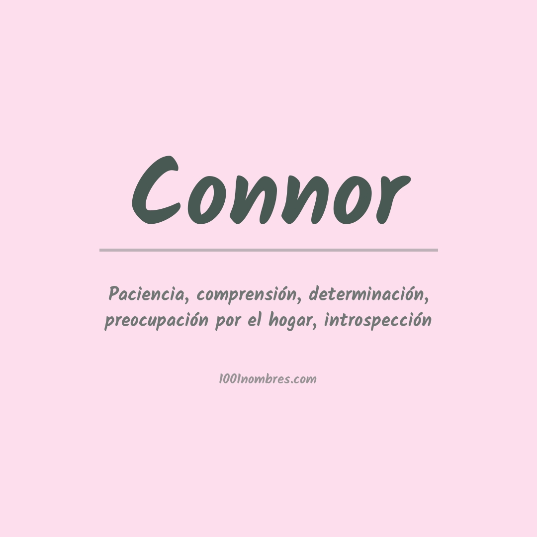 Significado del nombre Connor