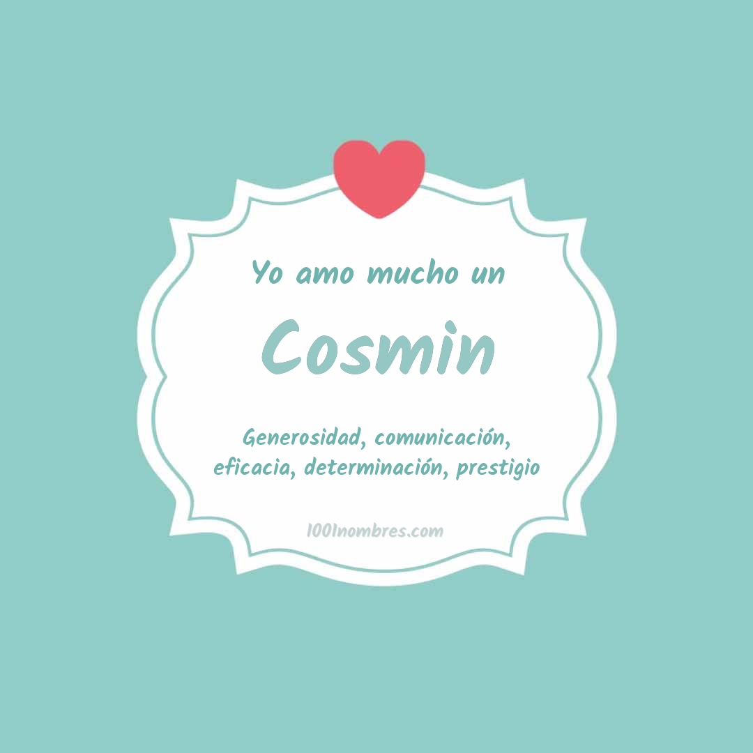 Yo amo mucho Cosmin Yo amo mucho Cosmin