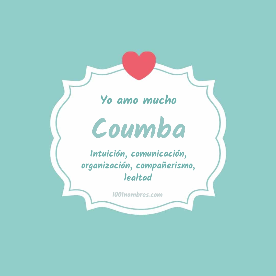 Yo amo mucho Coumba