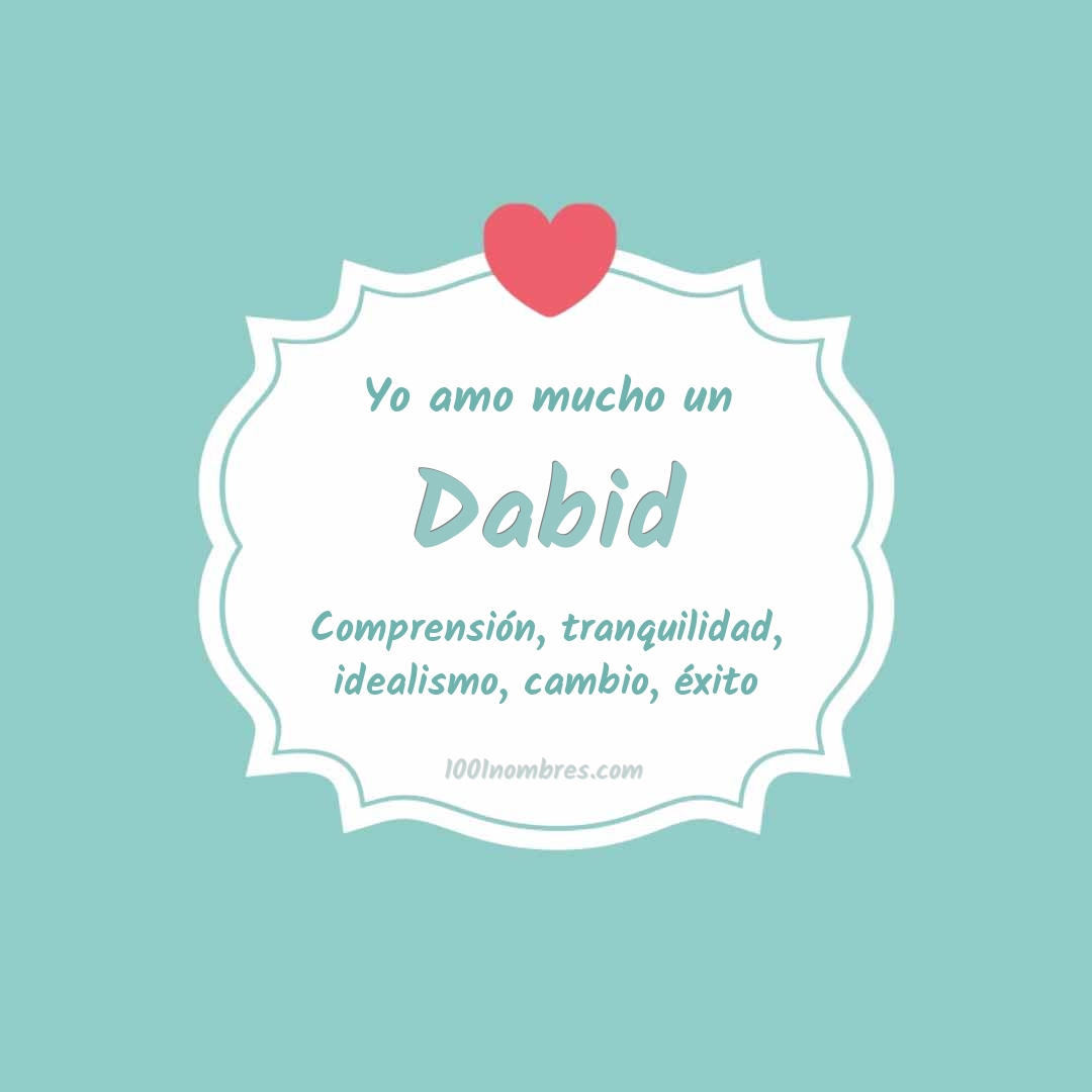 Yo amo mucho Dabid Yo amo mucho Dabid
