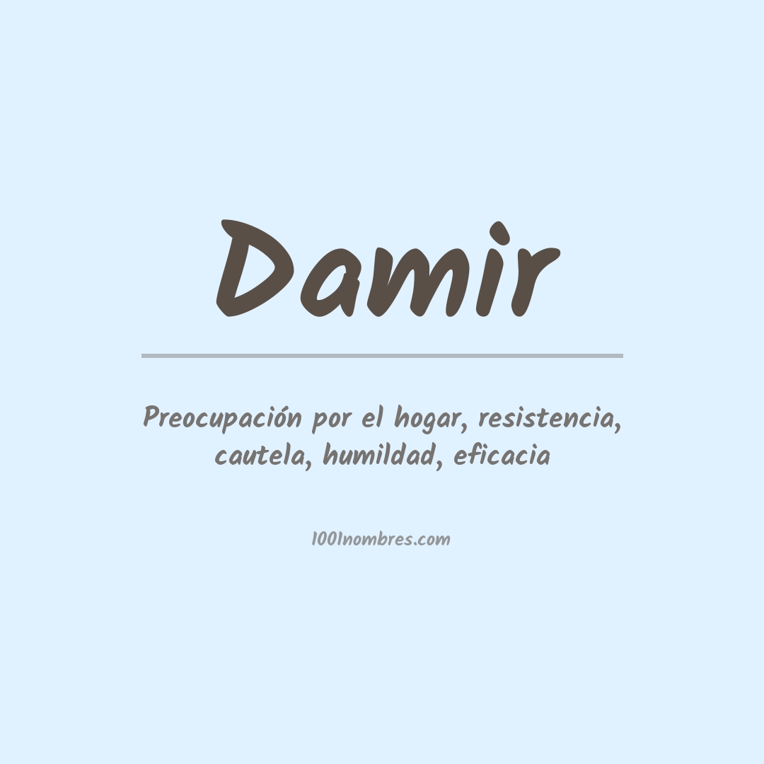 Significado del nombre Damir