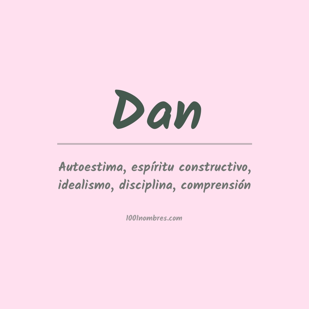 Significado del nombre Dan