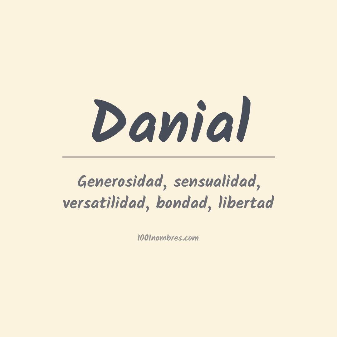 Significado del nombre Danial