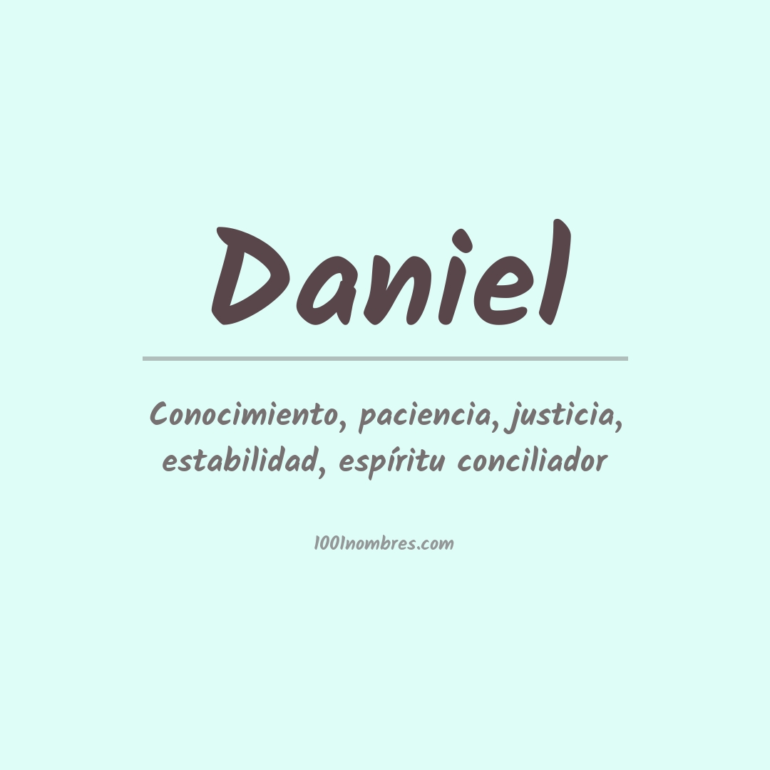 Significado del nombre Daniel