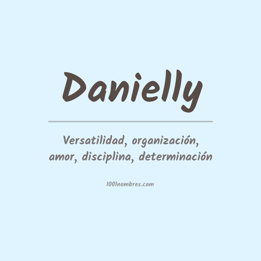 Significado del nombre Danielly