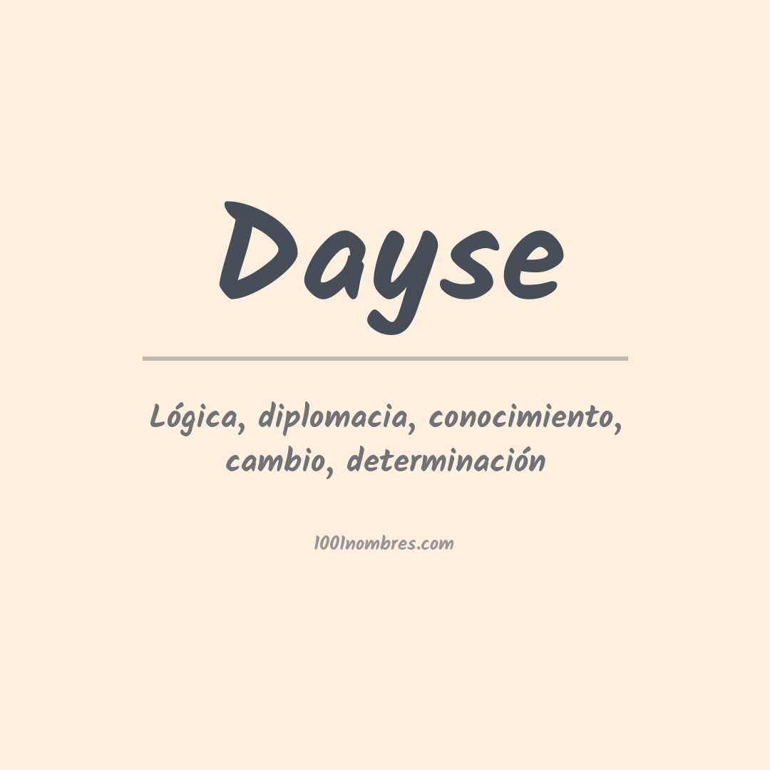 Significado del nombre Dayse