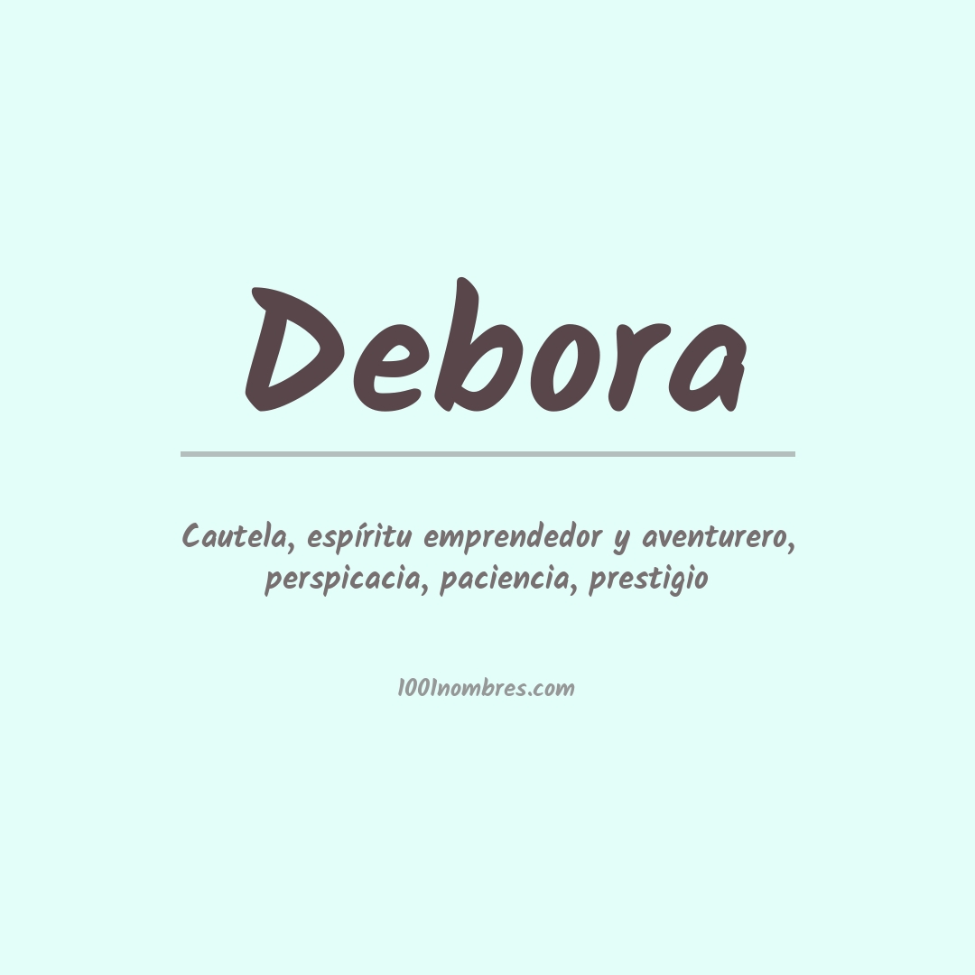 Significado del nombre Debora