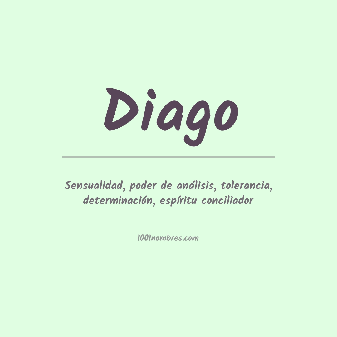 Significado del nombre Diago Significado del nombre Diago