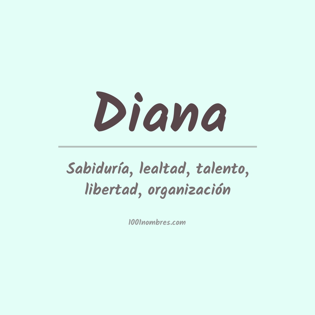 Significado del nombre Diana