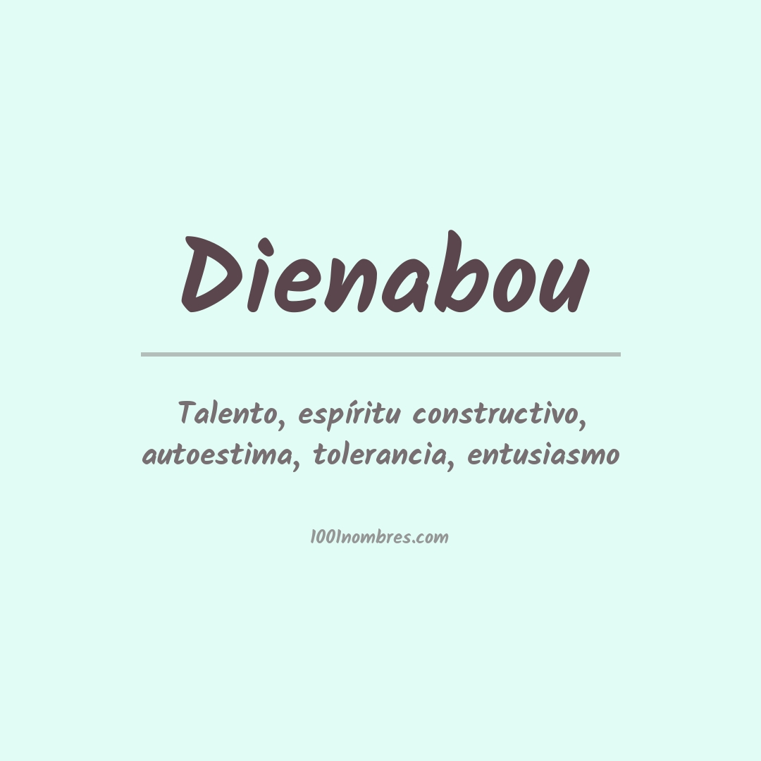 Significado del nombre Dienabou Significado del nombre Dienabou