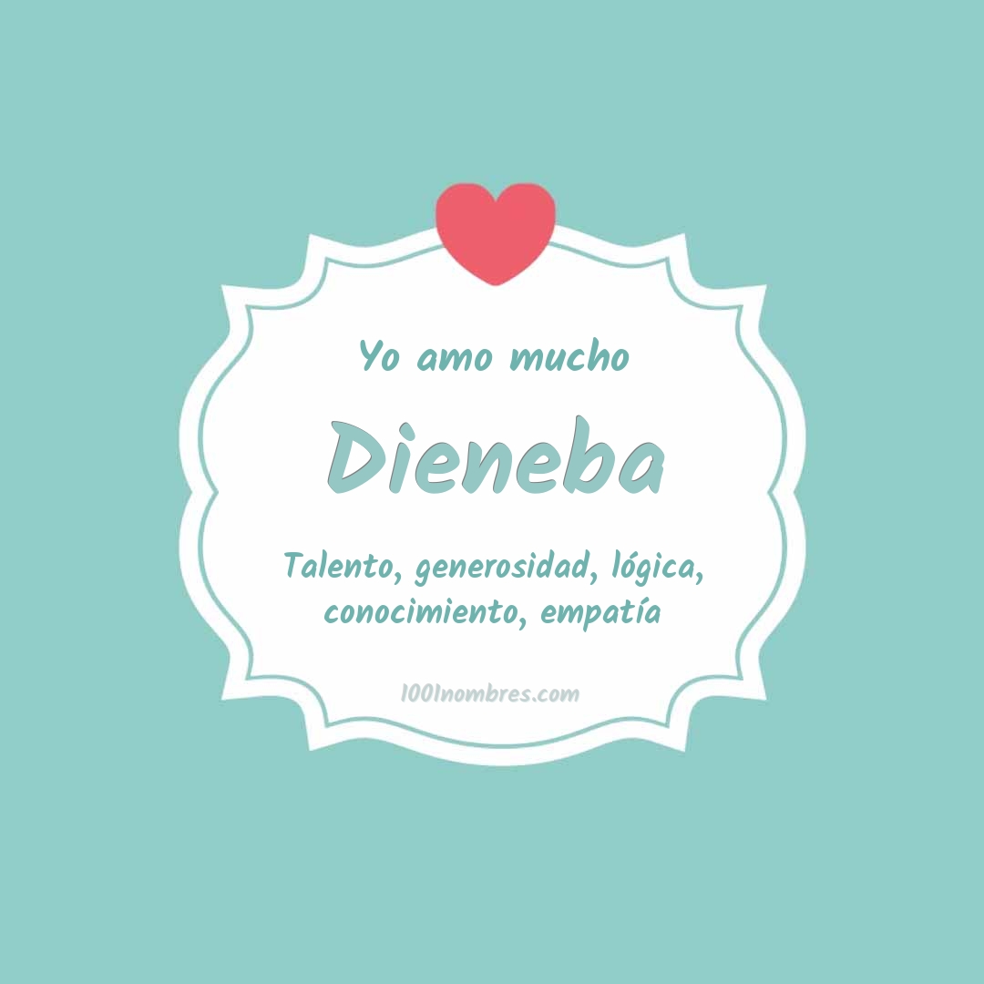 Yo amo mucho Dieneba