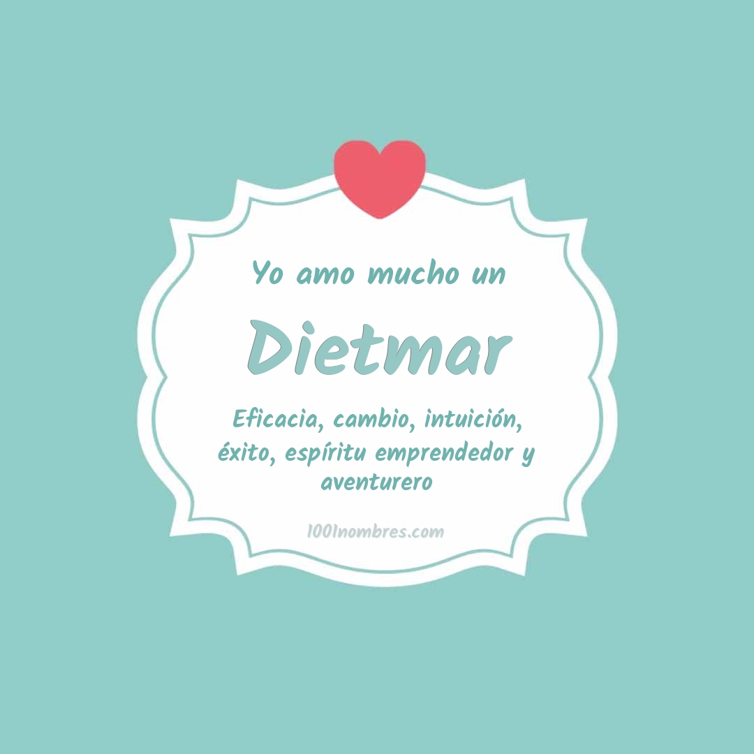 Yo amo mucho Dietmar