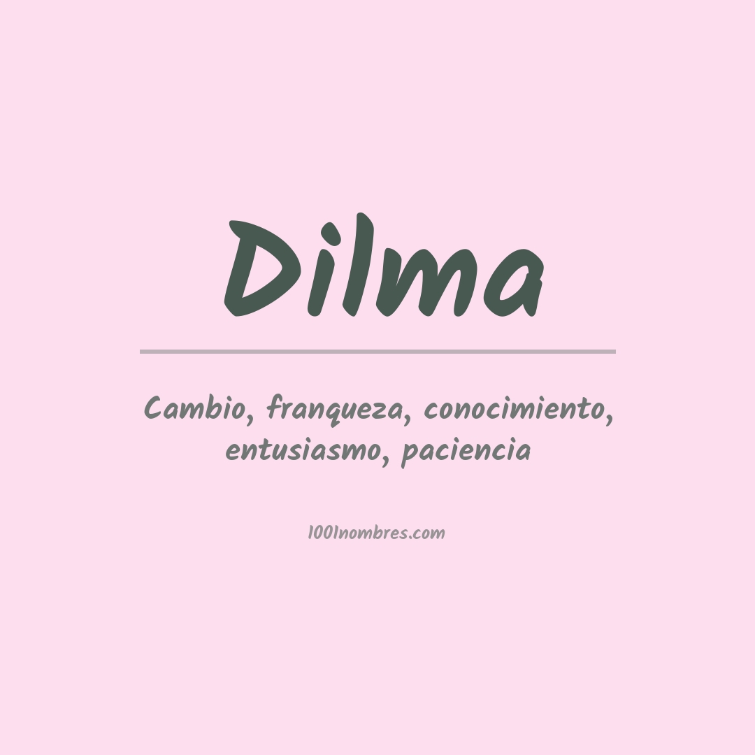 Significado del nombre Dilma