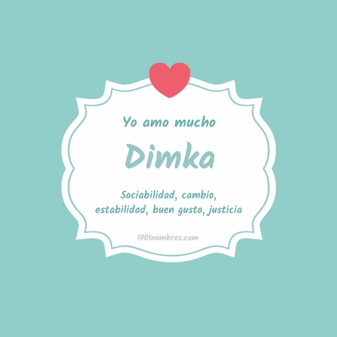 Yo amo mucho Dimka