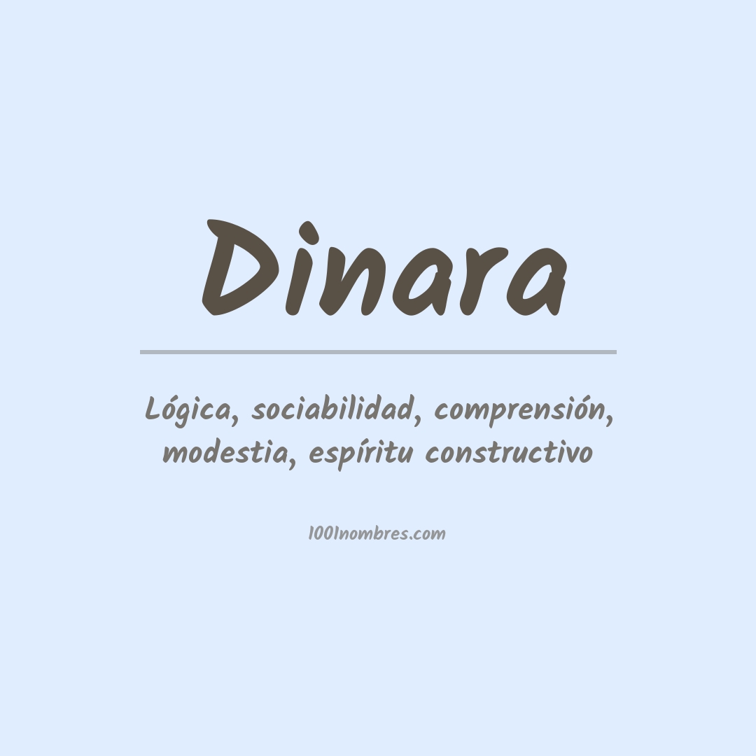 Significado del nombre Dinara Significado del nombre Dinara