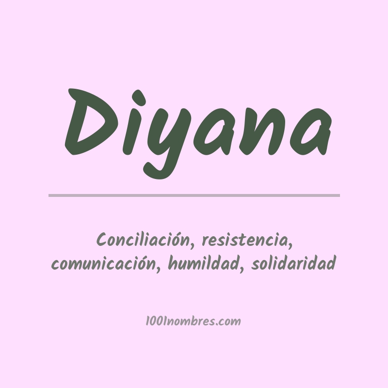 Significado del nombre Diyana