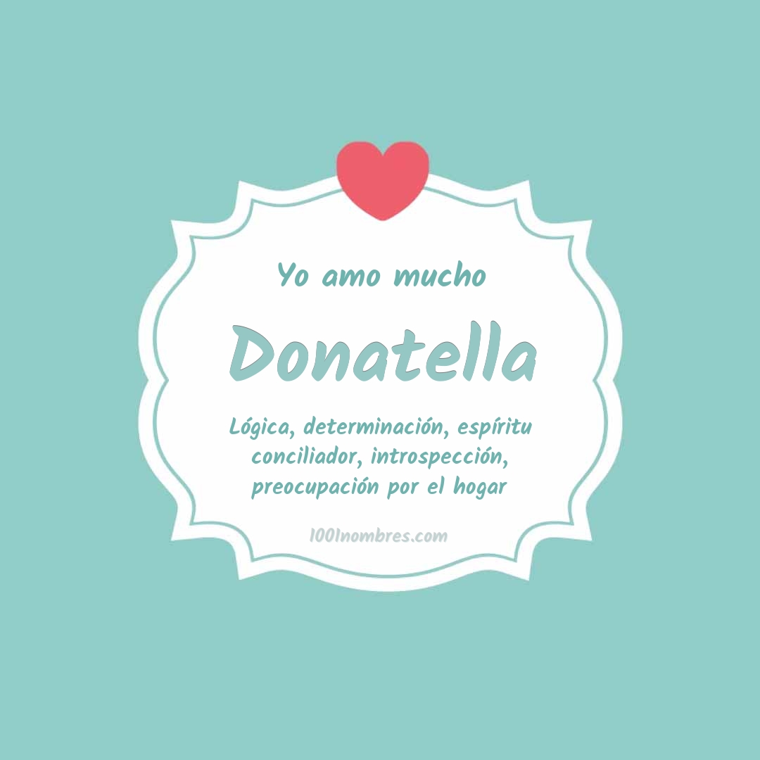 Yo amo mucho Donatella