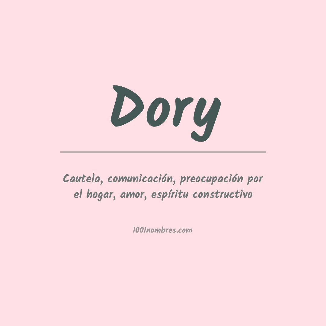 Significado del nombre Dory