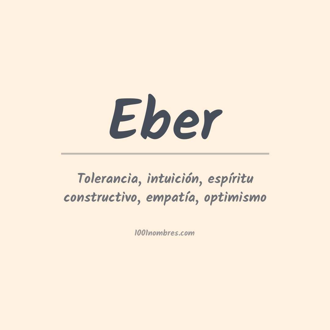 Significado del nombre Eber