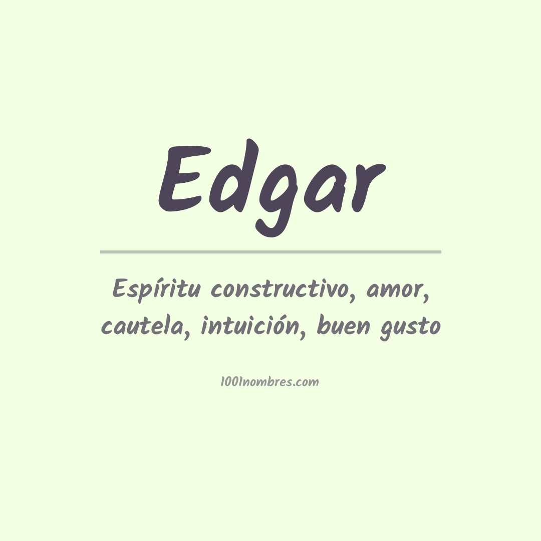 Significado do nome Edgar