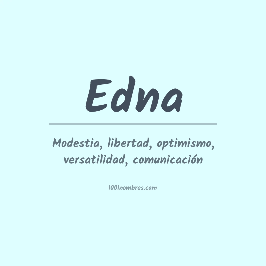 Significado del nombre Edna