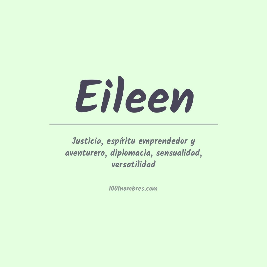 Significado del nombre Eileen