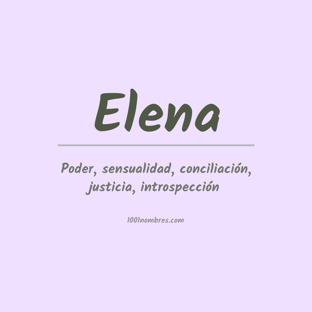 Significado do nome Elena