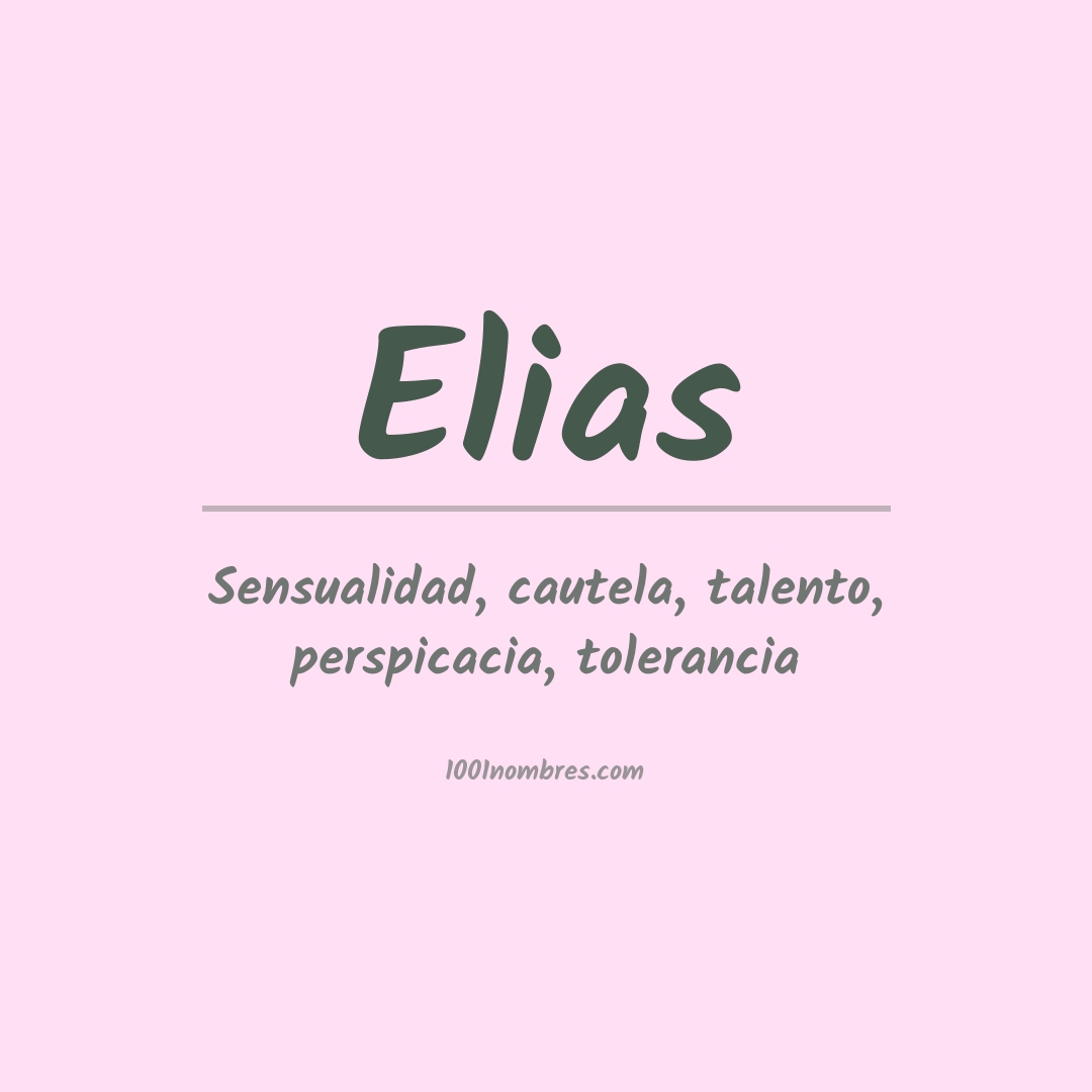 Significado del nombre Elias