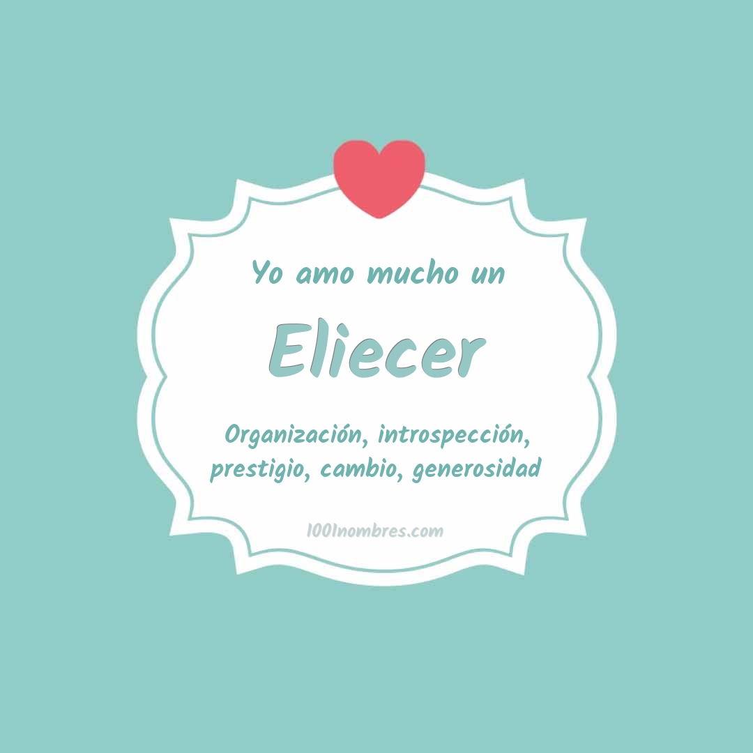 Yo amo mucho Eliecer