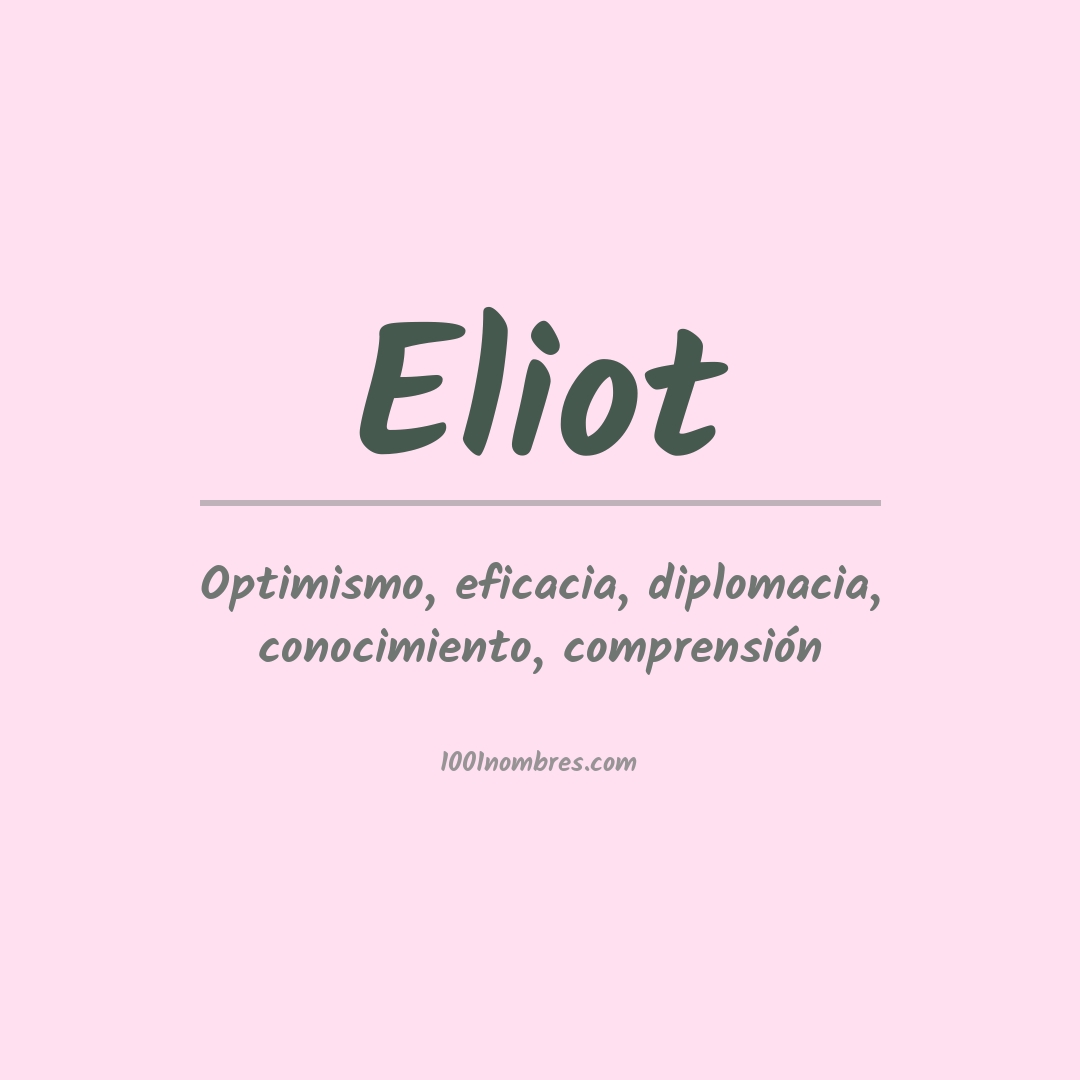 Significado del nombre Eliot