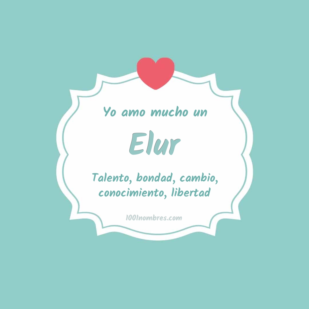 Yo amo mucho Elur Yo amo mucho Elur