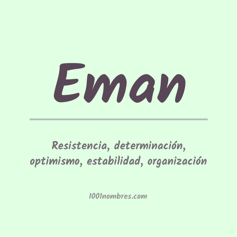 Significado del nombre Eman