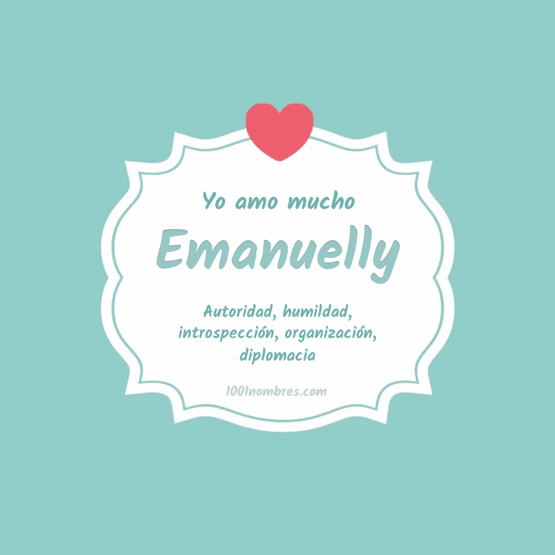 Yo amo mucho Emanuelly