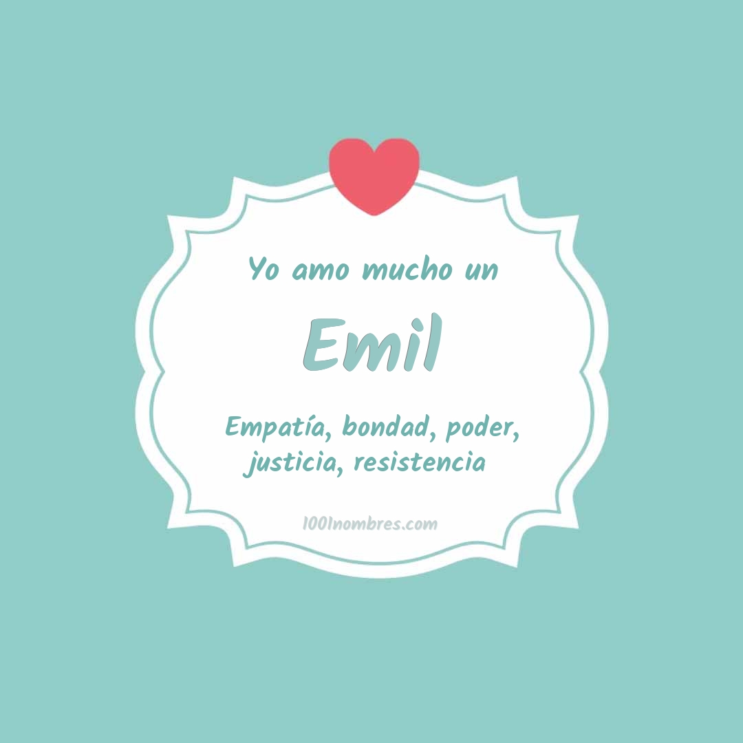 Yo amo mucho Emil