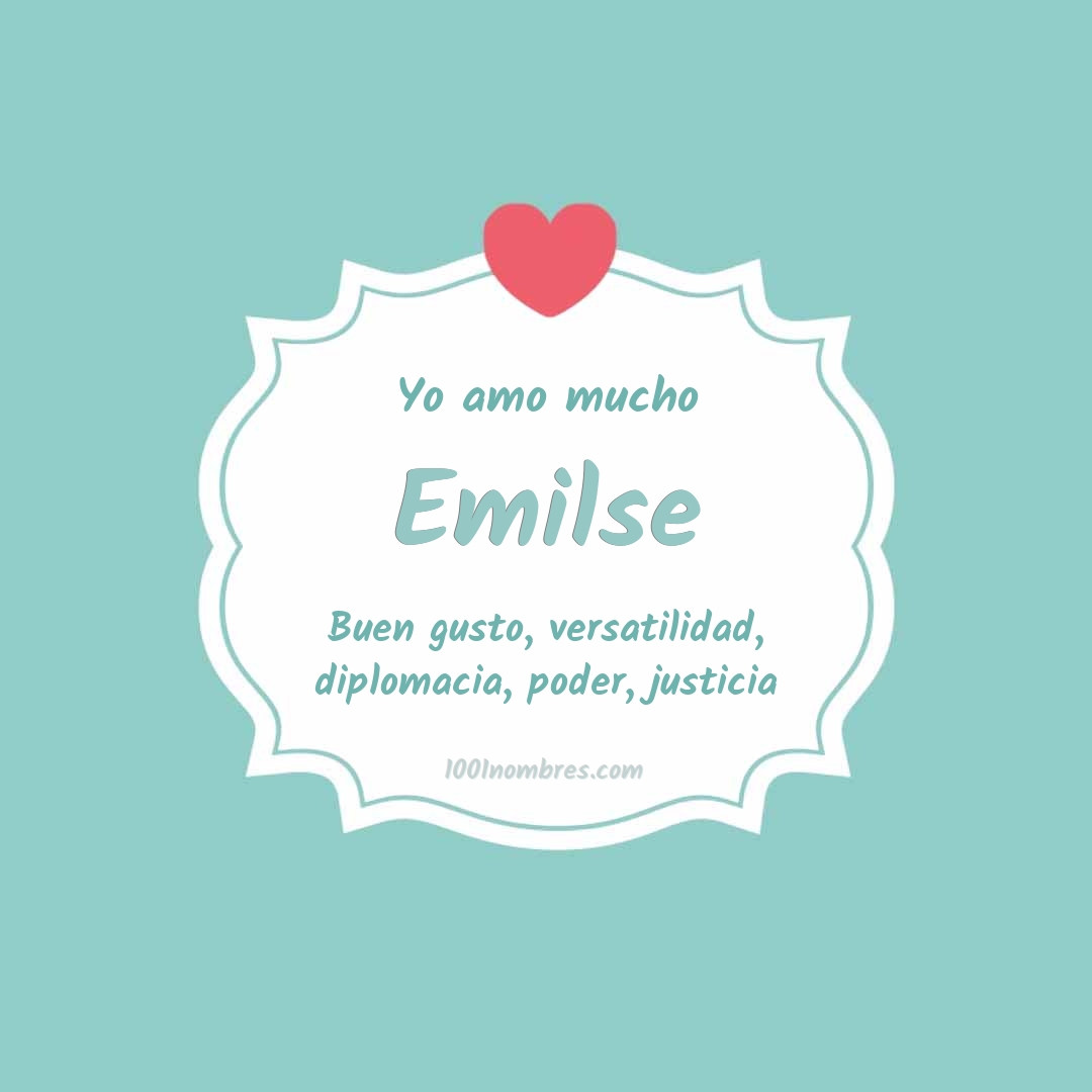 Yo amo mucho Emilse Yo amo mucho Emilse