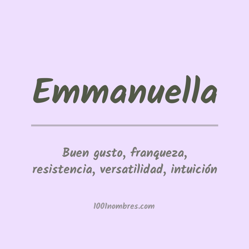 Significado del nombre Emmanuella Significado del nombre Emmanuella