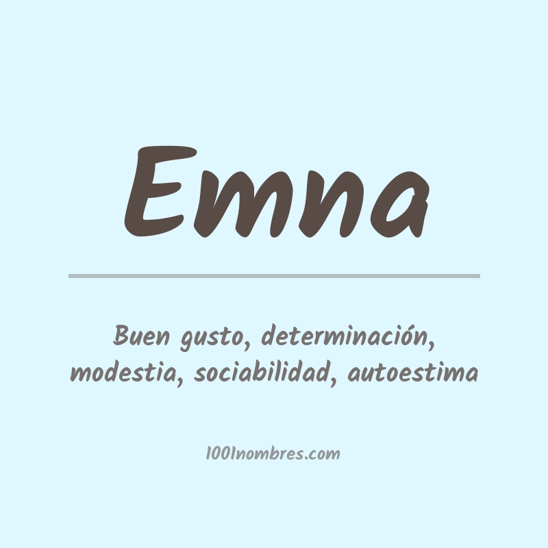 Significado del nombre Emna