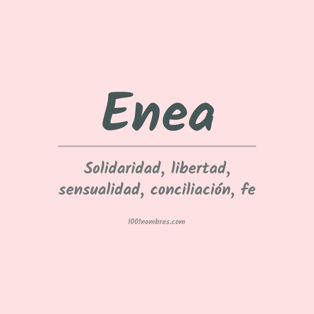 Significado del nombre Enea