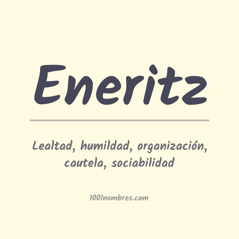 Significado del nombre Eneritz Significado del nombre Eneritz