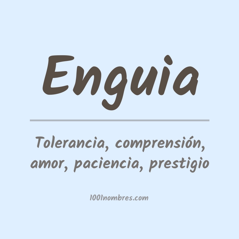 Significado del nombre Enguia