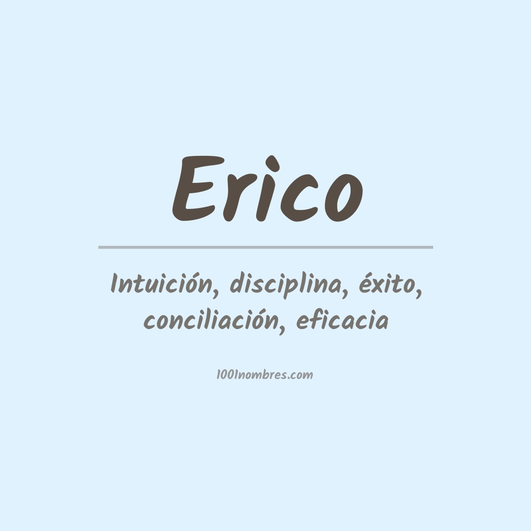 Significado del nombre Erico
