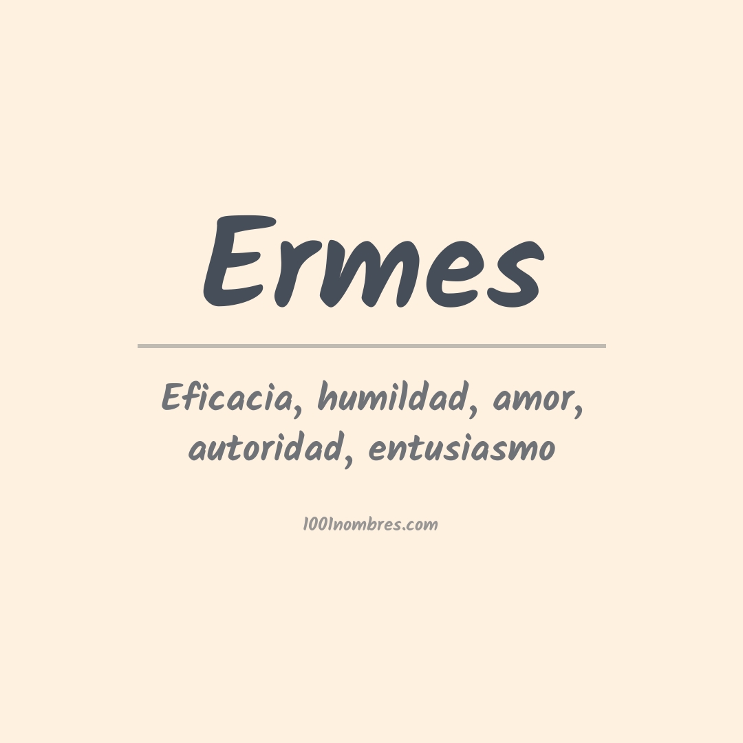 Significado del nombre Ermes